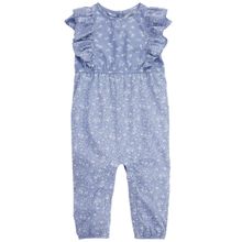 Product image of Oshkosh B'gosh Ruffl Jumpsuit Blue Floral ბავშვის კომბინიზონი