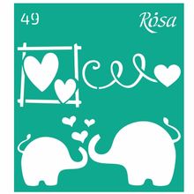 Product image of ROSA Love მრავალჯერადი წებოვანი სახატავი ფორმა