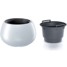 Product image of DBHEK400 S449 თეთრი პლასტმასის ქოთანი