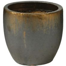 Product image of MEGA COLLECTIONS GLAZED EGG POT BRONZE 17ლ კერამიკის ქოთანი