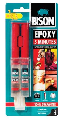 Product image of ეპოქსიდის წებო Bison Epoxy 5 Minutes 24 მლ