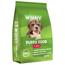 Product image of WINNY საკვები ლეკვებისთვის საქონლის ხორცით 2კგ