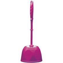 Product image of BISK IZA BRUSH & HOLDER PINK საპირფარეშოს ჯაგრისი