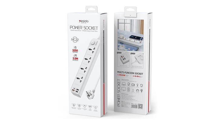 yesido-mc22-damagrdzelebeli-20w-usb-damteni-2-m-photo-3