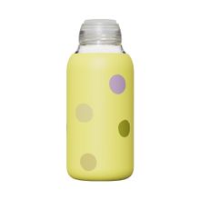 Product image of ბოთლი/Colorful Glass Travel Water Bottle 500mL(Polka-dot Yellow)