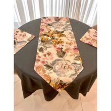Product image of MSA Group 2.1მ მაგიდის გადასაფარებელი პროვანსის როზე ნაცრისფერზე