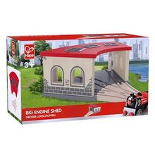 Product image of Hape Big Engine Shed სათამაშო სადგური