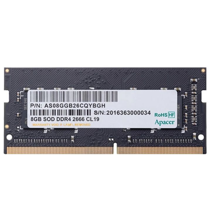 APACER DDR4 SODIMM 2666-19 1024x8 8GB ოპერატიული მეხსიერება - Extra.ge ...