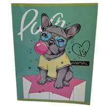 Product image of Pensan რვეული 48 ფურცლიანი უჯრიანი French Bulldog