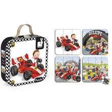 Product image of ფაზლი JANOD SET OF 4 PUZZLES CAR GABINA FORMULA 1 J02884