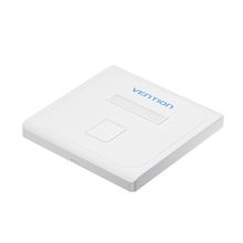 Product image of VENTION IFDW0 1-Port Keystone Jack Wall Plate White ქსელის ადაპტერი
