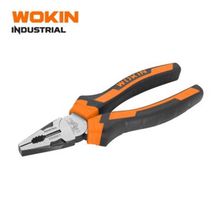 Product image of ბრტყელტუჩა Wokin 101008, 200mm COMBINATION PLIERS (INDUSTRIAL), Black/Orange