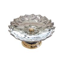 Product image of FRENCH HOUSE მინის სახილე ვაზა მეტალის ძირზე