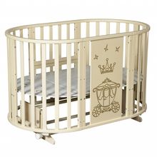 Product image of ხის საწოლი კრემისფერიCROWN