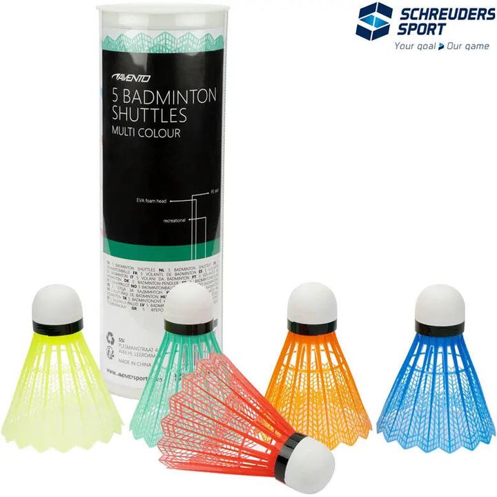 schreuderssport-5-badminton-shuttles-5-colours-badmintonis-burtakebis-nakrebi