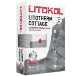 Product image of LITOKOL Litotherm Cottage ფასადის უნივერსალური წებო-ცემენტი 25კგ