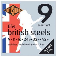 Product image of Rotosound BS9-F British Steel 9 Guage set ელექტრო გიტარის სიმები