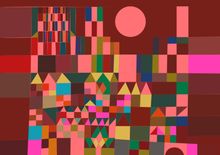 Product image of მისალოცი ბარათი castle and sun, Klee