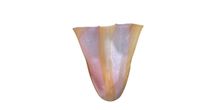 Product image of ლარნაკი მინის ვარდისფერი 15.5x21სმ