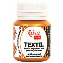 Product image of ROSA 20მლ Antique Gold ტექსტილის საღებავი 