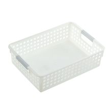 Product image of Storage Box with Handle (Short Version, L) (White) სათავსო ყუთი