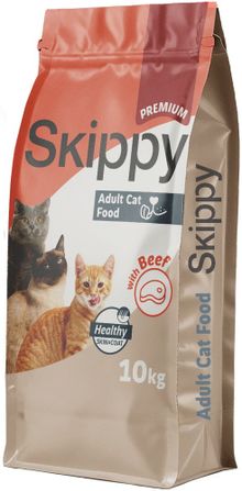 Product image of skippy-კატის მშრალი საკვები საქონლის ხორცით-10კგ