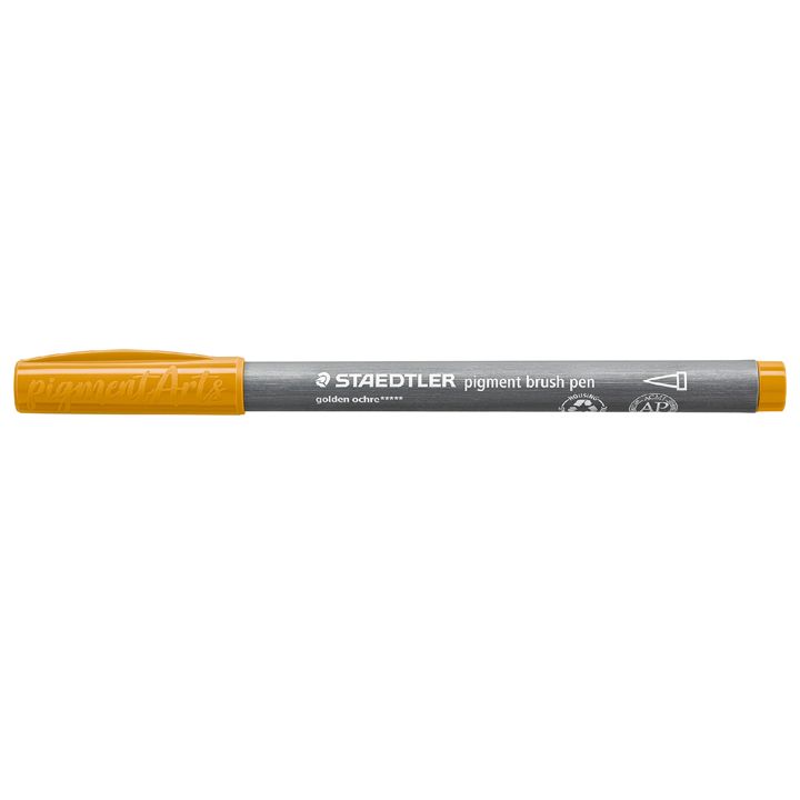 staedtler-pigment-brush-pen-golden-ochre-khatvis-markeri-photo-2
