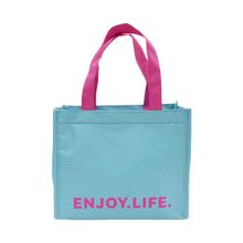 Product image of Dopamine Letter Insulated Lunch Bag(Blue) ლანჩის თერმო ჩანთა