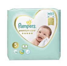 Product image of Pampers ბავშვის საფენი Premium Care 5 ზომა 30ც