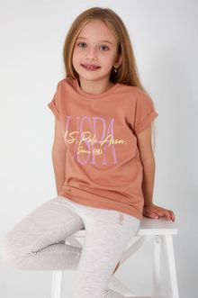 Product image of US POLO ASSN 1409 V1 გოგოს ორეული კოლგოტით