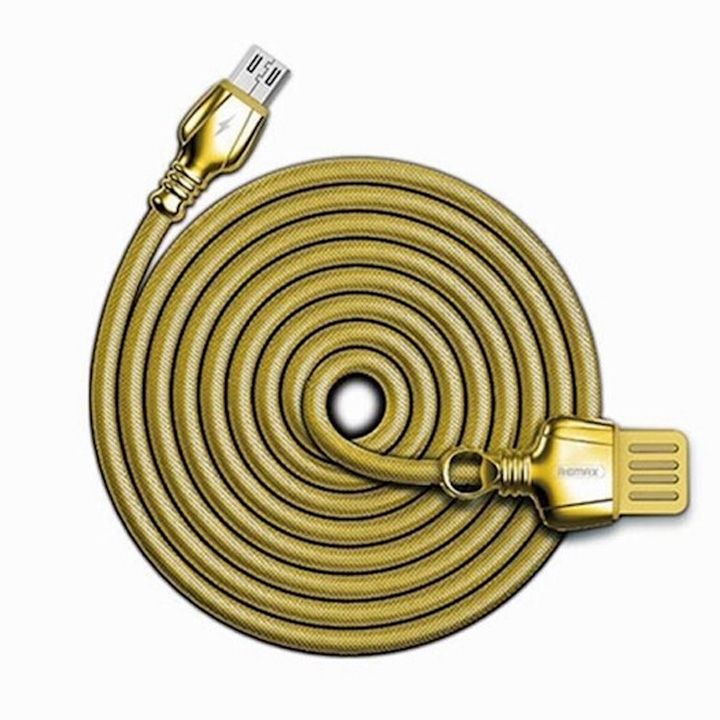 remax-king-data-cable-for-micro-rc-063m-gold