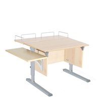 Product image of სამეცადინო მაგიდა 75 C უკანა და გვერდითა თაროთი