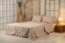Product image of Manamo Home SUY EMBROIDERED COTTON SATIN DOUBLE DUVET COVER SET თეთრეული
