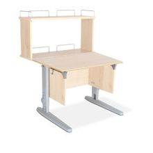 Product image of სამეცადინო მაგიდა ერგო ეკო 75 უკანა ორ იარუსიანი თაროთი