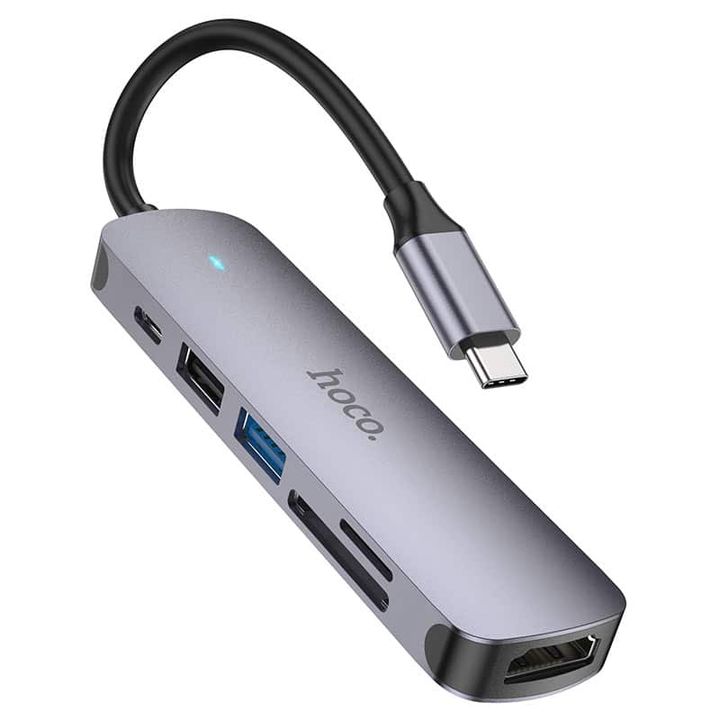 hoco-hb28-usb-c-mravalfunqtsiuri-adapteri