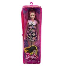 Product image of Mattel Barbie თოჯინა ყვავილებიანი კაბის პრინტით