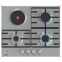 Product image of GORENJE GE680X კომბინირებული ჩასაშენებელი ქურის ზედაპირი