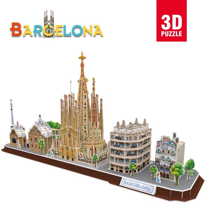 cityline-barcelona-3d-puzzle-photo-3