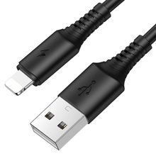 Product image of ტელეფონის კაბელი Celebrat CB-22 USB A-Lightning 1.2M 2.4A შავი