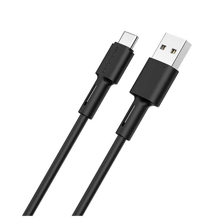 borofone-bx31-soft-silicone-charging-data-cable-for-type-c-black