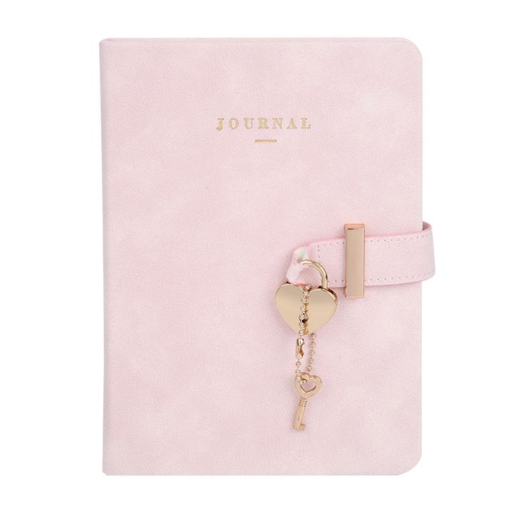extraordinary-pink-series-b6-pu-cover-heart-lock-hardcover-book-bloknoti