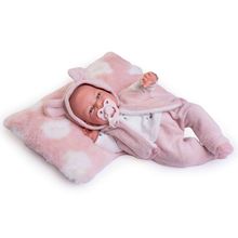 Product image of Antonio Juan Recien Nacida Baby Clara Palabritas Chaleco Orejitas საბავშვო ხელნაკეთი თოჯინა
