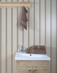 Product image of პირსახოცი - ELAIN EMBROIDERED HAND TOWEL MOCHA 30x50