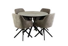 Product image of COMFORT ROOM თურქული გასაშლელი მაგიდა 110სმ დიამეტრი და 4 სკამი