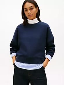 Product image of Tommy Hilfiger Layered-Look Fleece Sweatshirt სვიტერი
