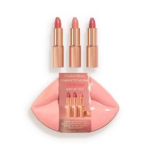 Product image of Charlotte Tilbury HOLLYWOOD ICONIC MINI LIP TRIO სასაჩუქრე ნაკრები