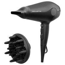 Product image of ROWENTA CV6430F0 2100W შავი თმის ფენი იონიზაციით