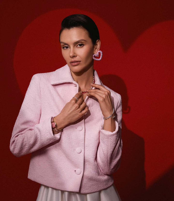swarovski-heart-shaped-pink-clip-on-earrings-klipsis-saqure-photo-2