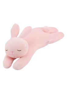 Product image of Cuddly Prone Rabbit (pink) რბილი სათამაშო