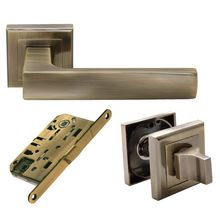 Product image of Rucetti სახელურის კომპლექტი სანტექნიკური RAP 14-WC-S AB antique bronze